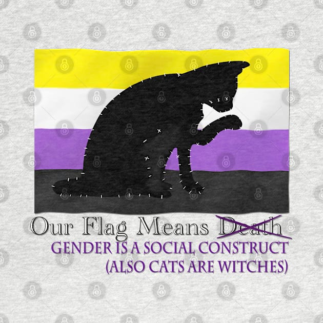 Our Flag Means Gender Is A Social Construct by Jen Talley Design